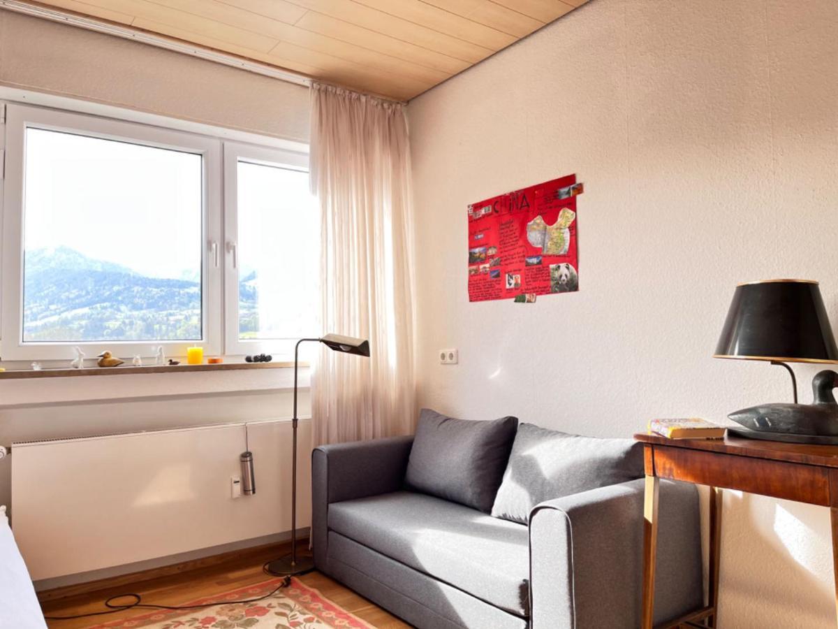 Grosszuegige Wohnung, Bergblick, Vintage Sonthofen Ngoại thất bức ảnh